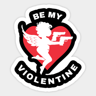 Be My Violentine Cupid Valentine's Day Gift Sticker